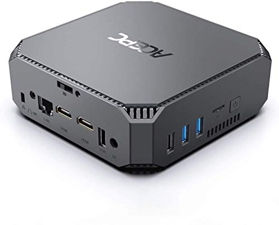 Product Mini PC, Windows 10 Pro 8GB DDR3 256GB SSD, Procesador Intel Celeron