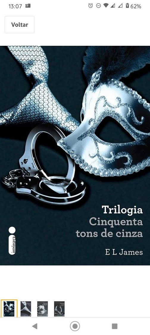 Libros Trilogia 50 tons de cinza