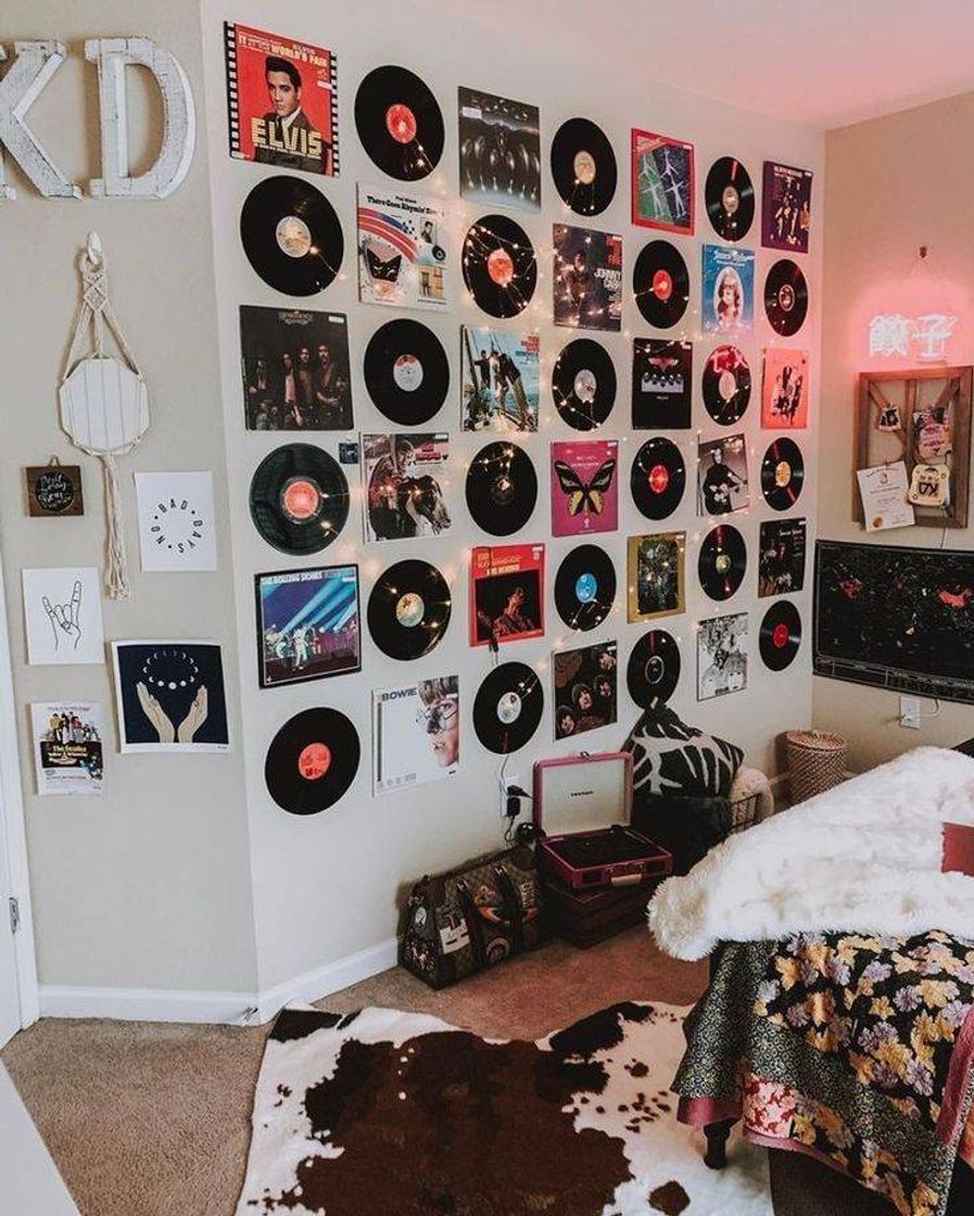 Social Quarto indie com discos