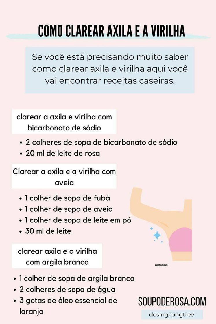 Moda Receita para Clarear