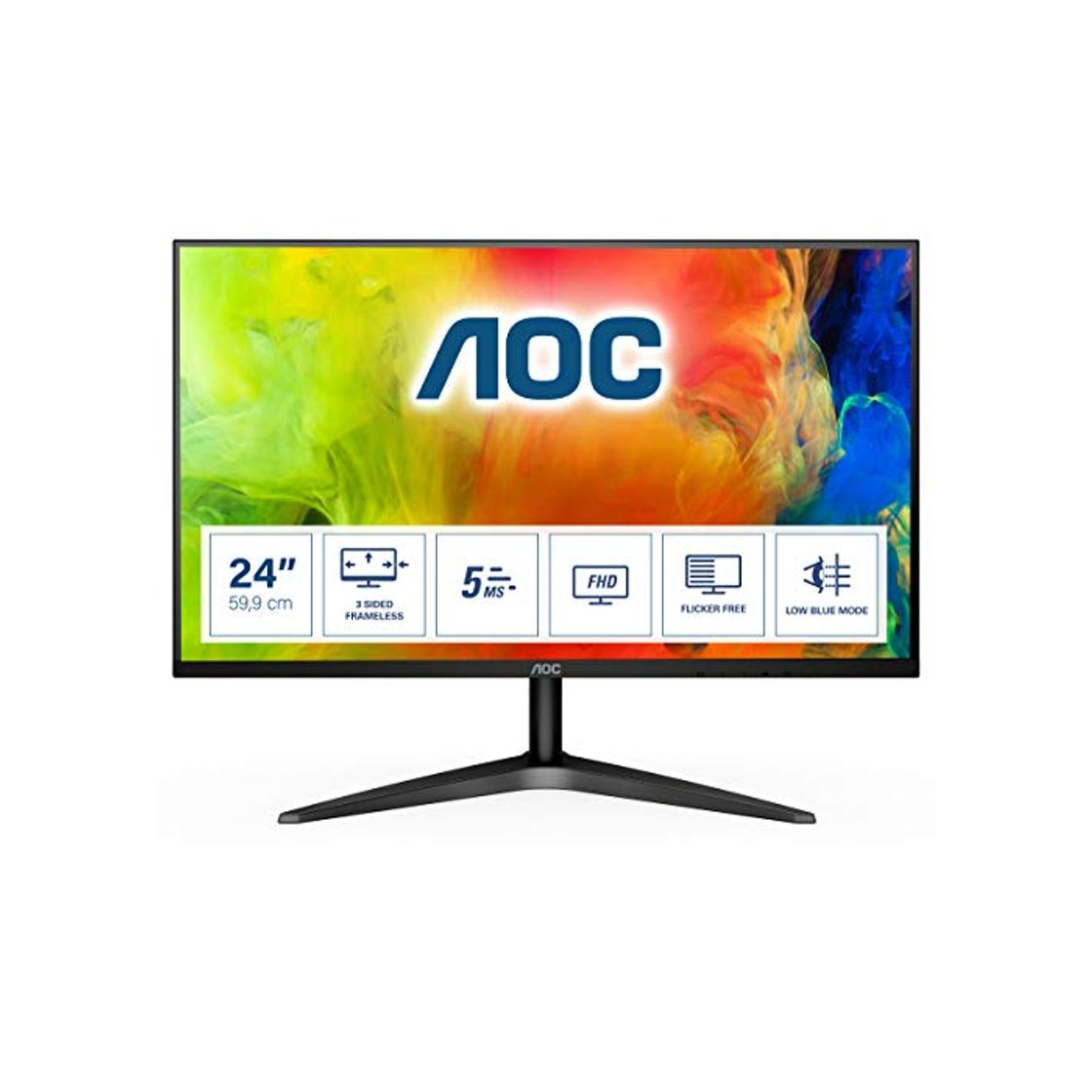 Product AOC 24B1H – Monitor MVA de 23.6" con Pantalla Full HD