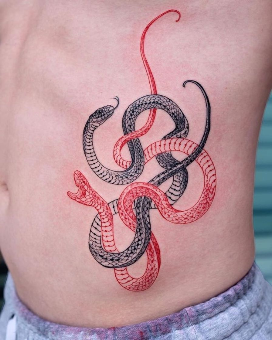 Fashion Outra tattoo de serpente 🐍