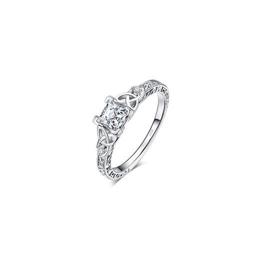 JewelryPalace Anillo Vintage Corte Princesa 1