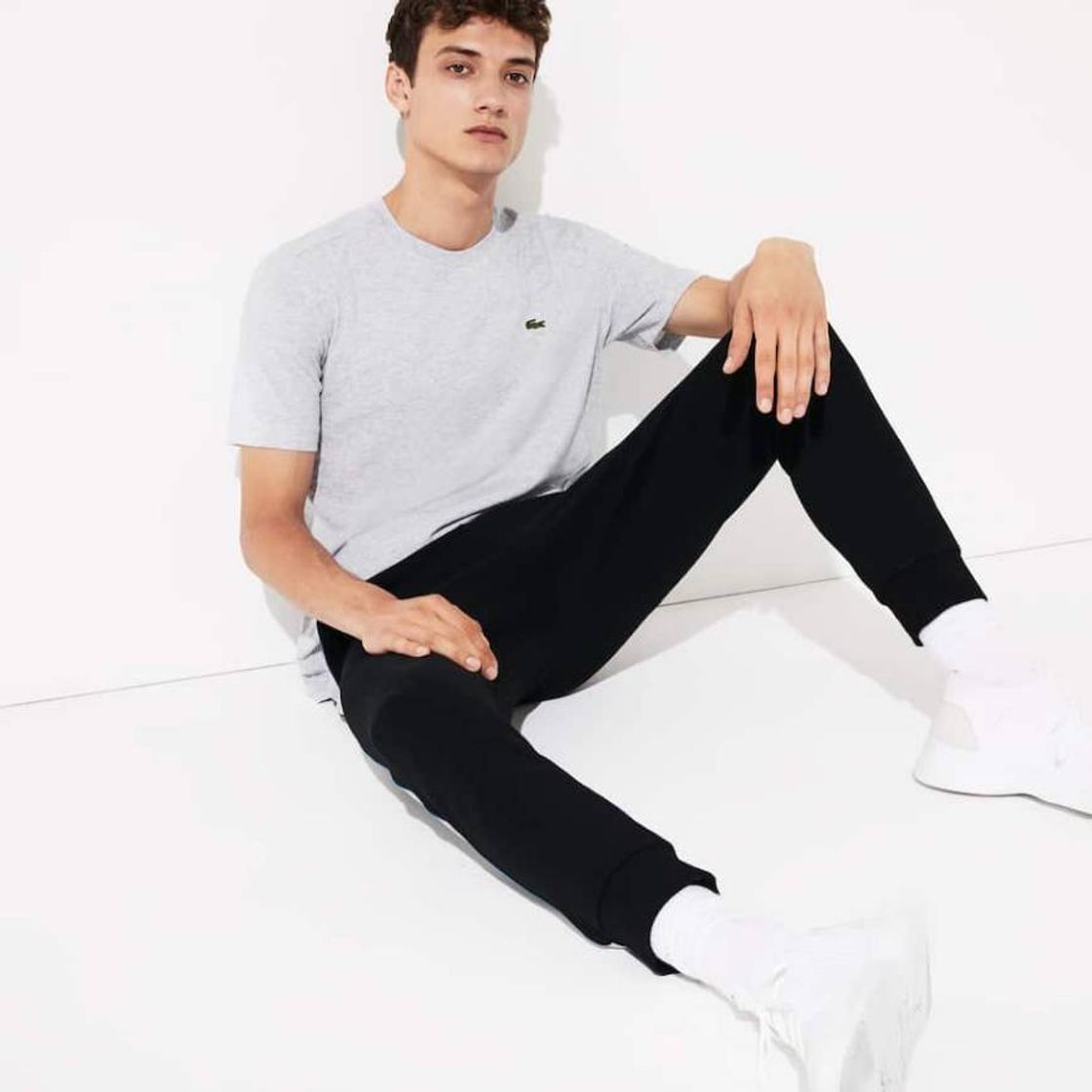 Moda Camiseta Lacoste masculina técnica

