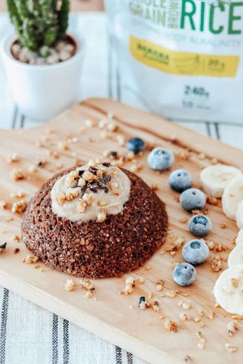 Mugcake com Topping Proteína Vegetal