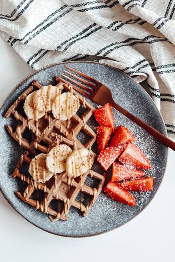 Waffles de Brownie