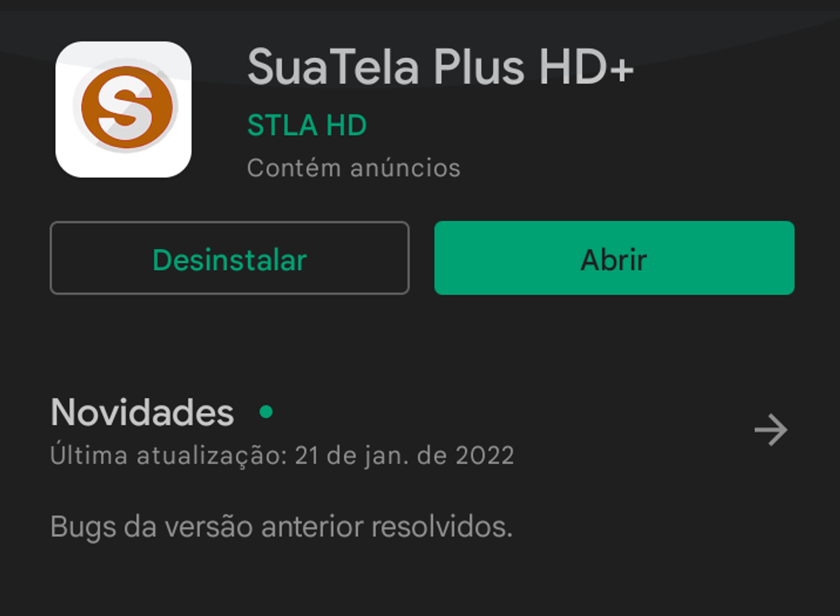 App Sua Tela Oficial HD+