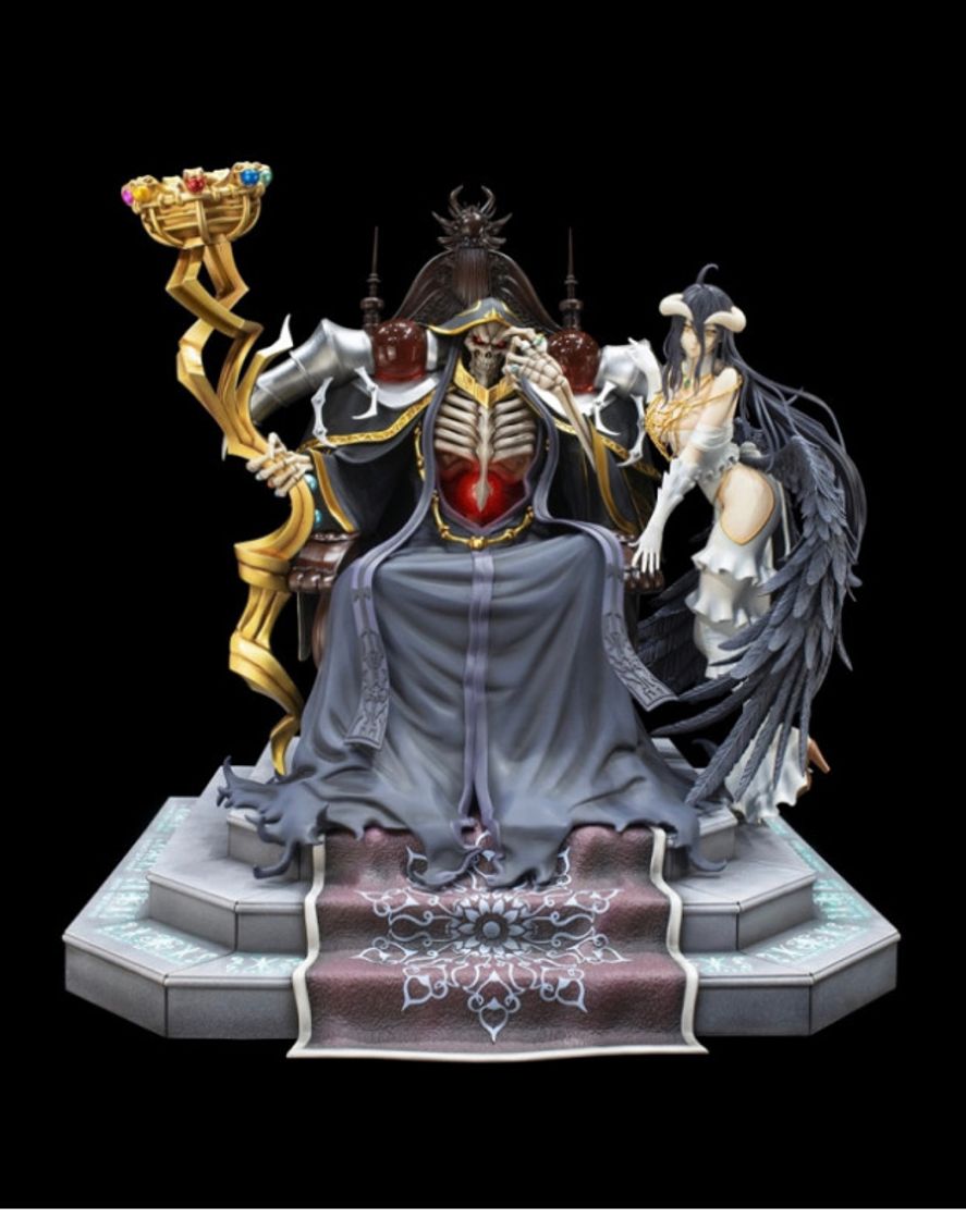 Product Figurine Ainz Ooal Gown And Albedo Overlord