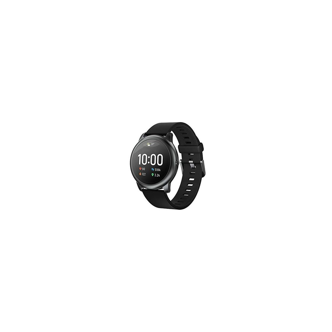 Producto HAYLOU LS05 Global Version Smart Watch Solar 12 Modos Deportivos Control de música Pulsera Deportiva 24H Monitoreo del Ritmo cardíaco Pulsera Diaria Impermeable