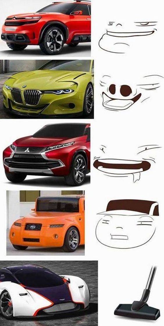 Fashion Cars with faces