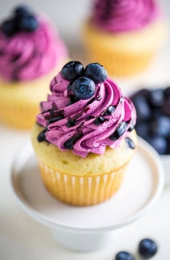 Cupcake de blueberry🧁