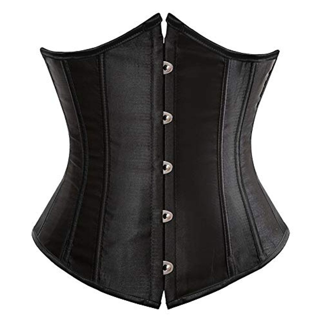 Moda Grebrafan Satén Corset Bajo Pecho Clasico Corsé Underbust Gótico Talla Grande