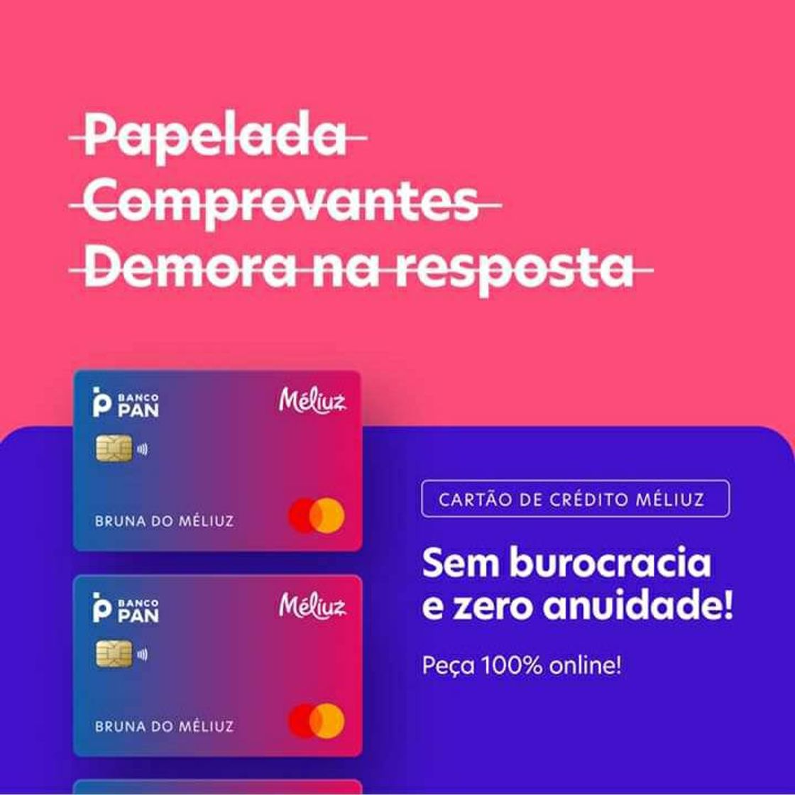 Moda Sem Anuidade, com cashback