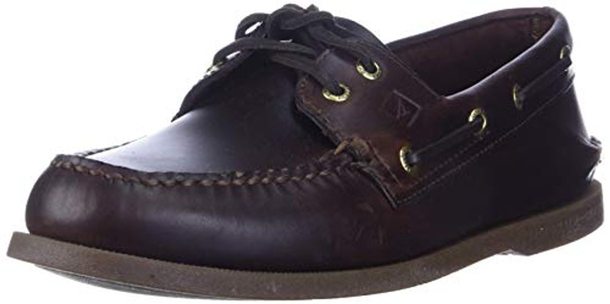 Moda Sperry A/O 2-Eye, Náuticos para Hombre, Marrón