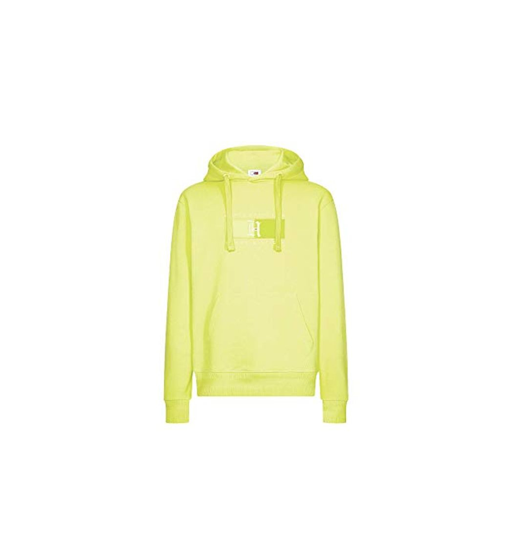 Fashion Tommy Hilfiger X Lewis Hamilton – Sudadera de hombre amarillo fluorescente con capucha amarillo FLUO XS