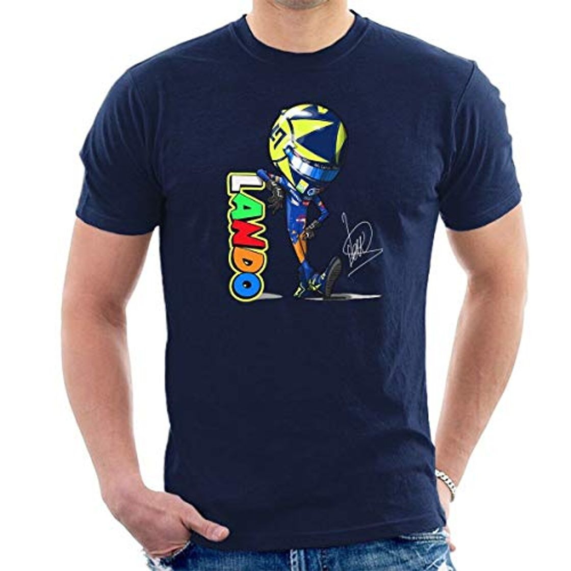 Fashion Camiseta Divertida de Lando Norris para Regalo de cumpleaños de Hombres y Mujeres