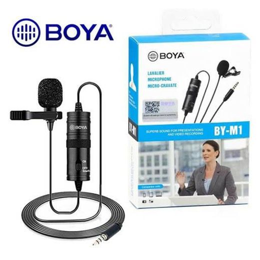 Microfone de lapela Boya BY-M1