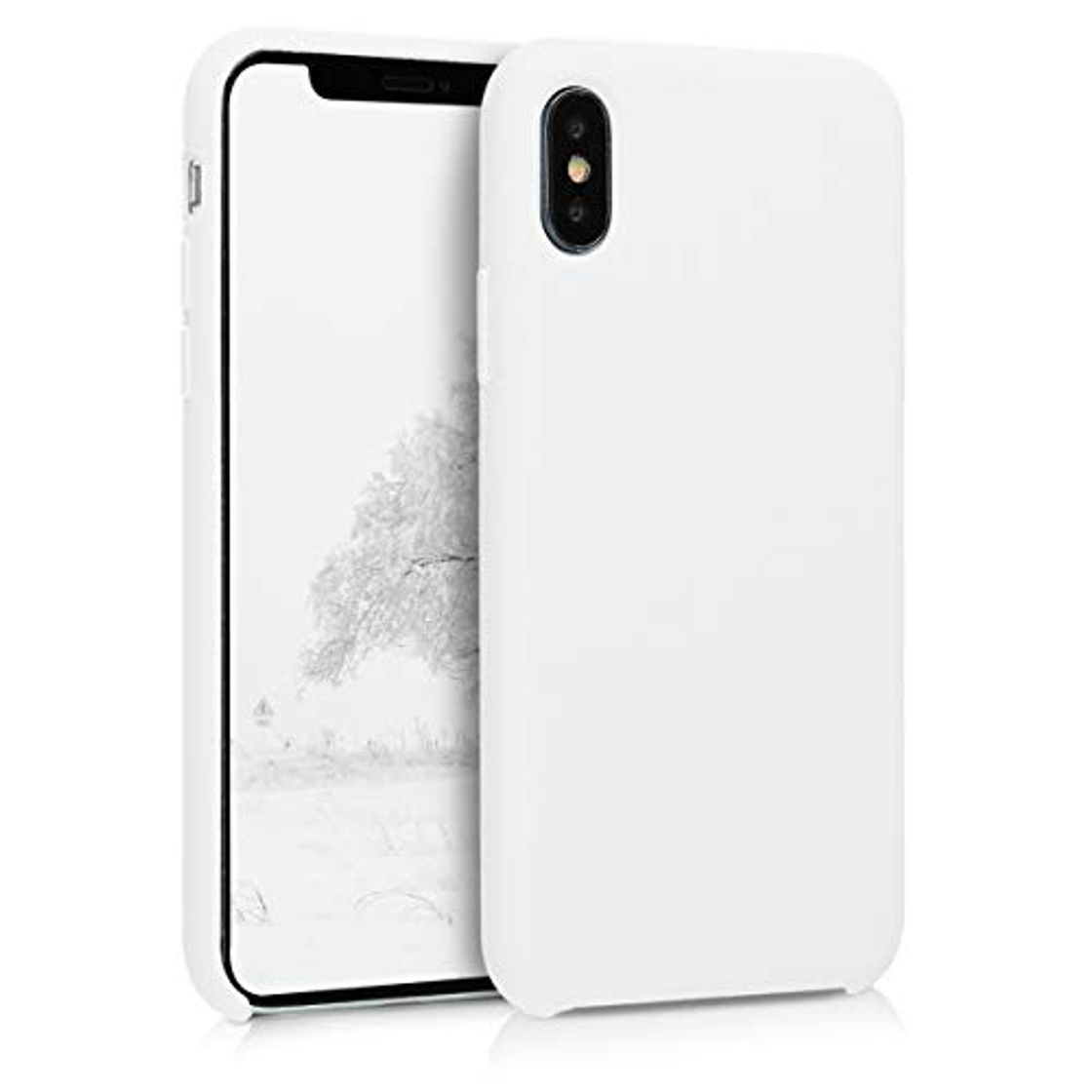 Social kwmobile Funda Compatible con Apple iPhone X