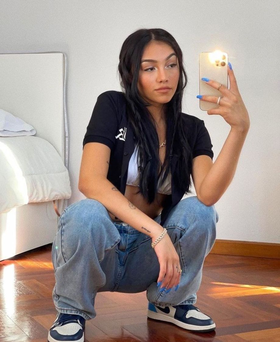 Social foto no espelho