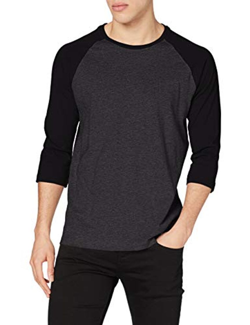 Moda Urban Classics Contrast 3/4 Sleeve Raglan tee Camiseta, Mehrfarbig