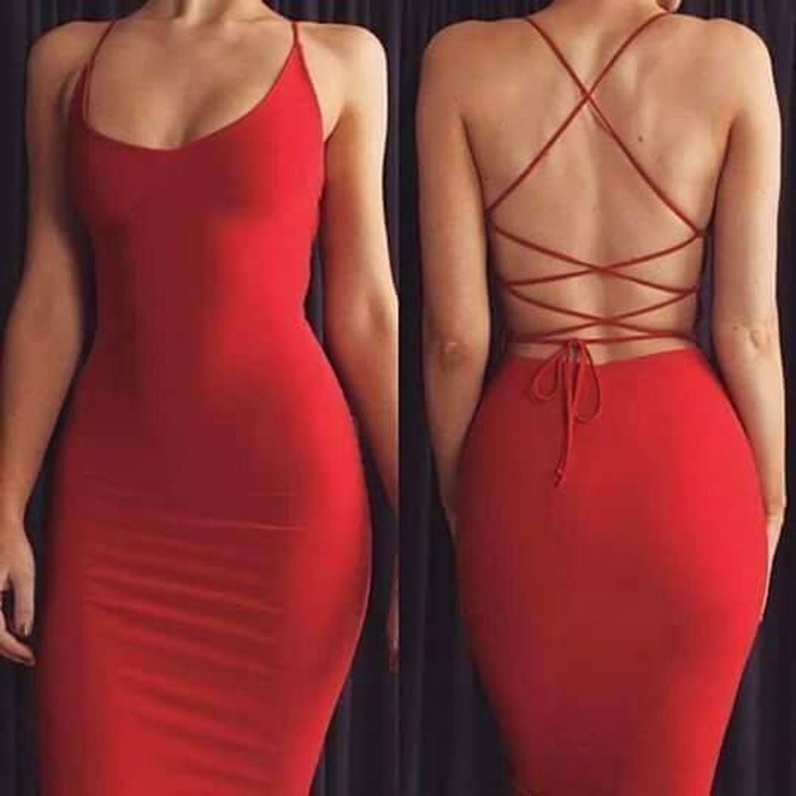 Fashion Vestido vermelho ❤️