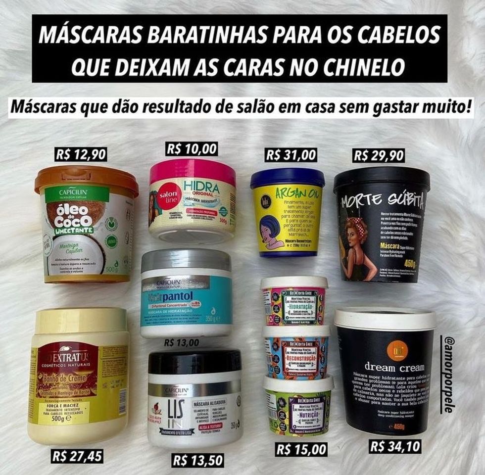 Moda Mascaras baratinhas 