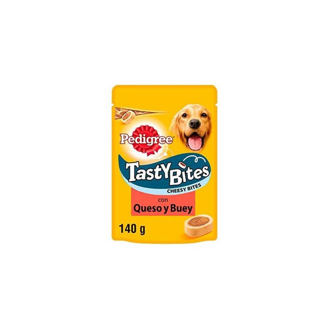 Producto Tasty Bites Cheesy carne y queso de 140g para educar