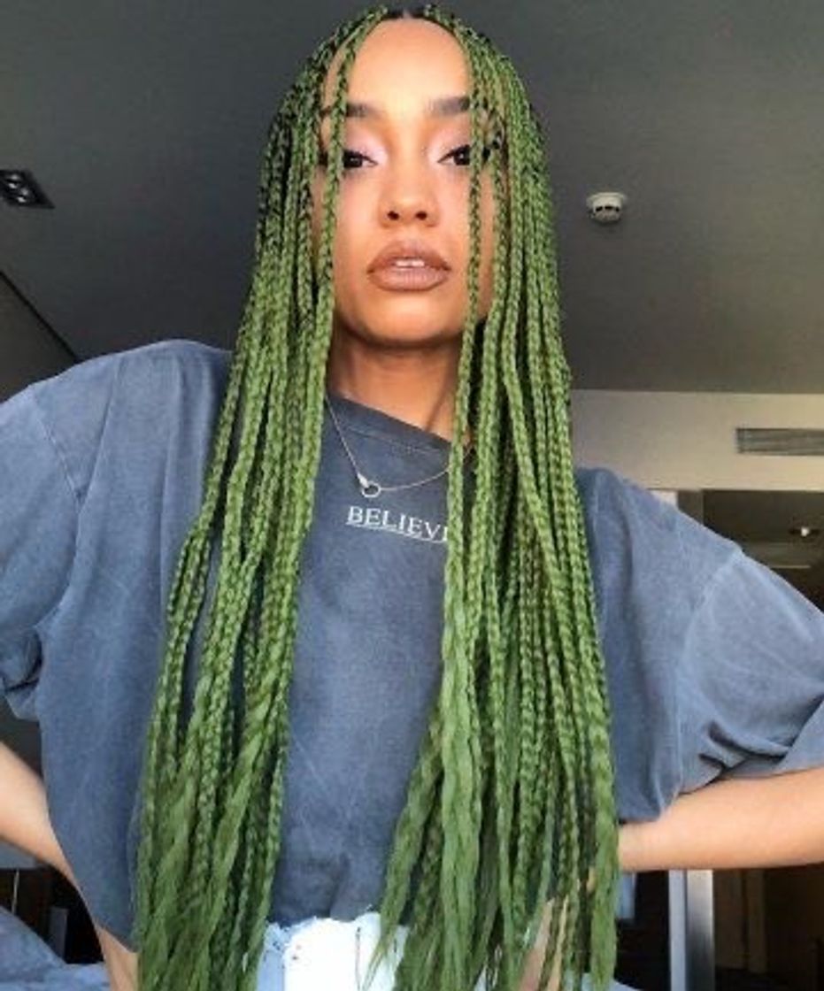 Moda Tranças box braids “Verde”