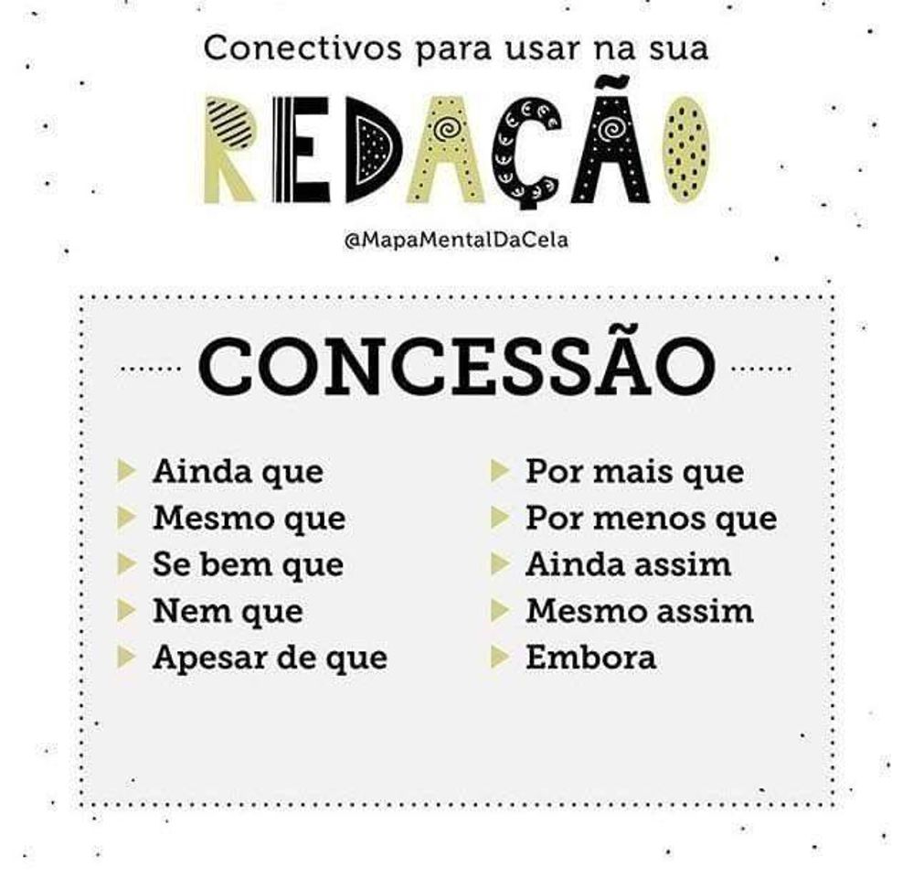 Fashion 💢Conectivos de Concessão▶Enem💢