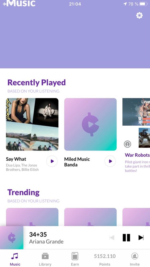 App Current Rewards: Offline Music