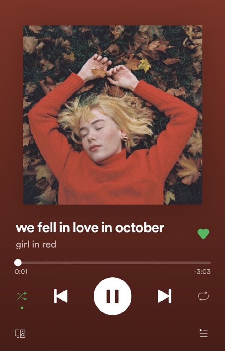 Music We fell in love october ✨🦋