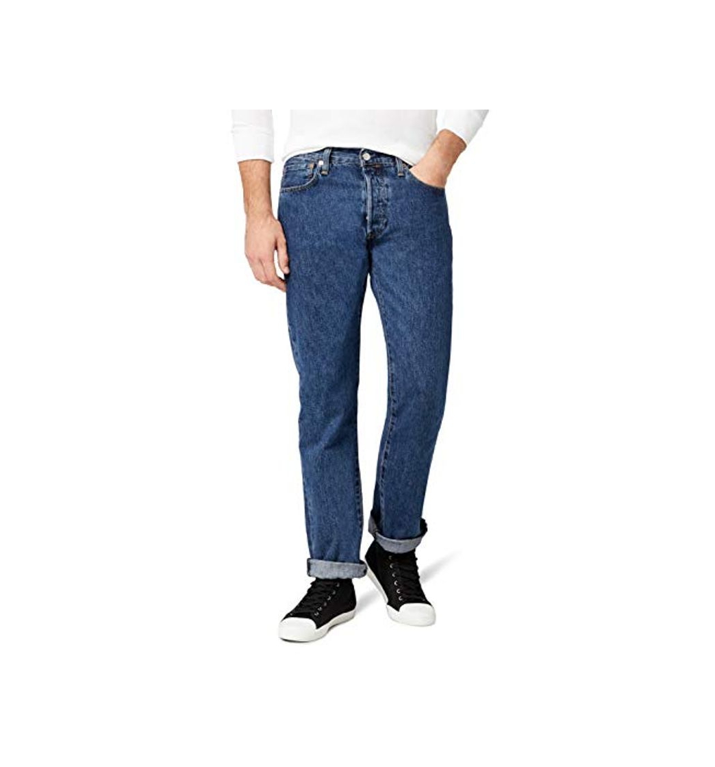 Fashion Levi's 501 Original Straight Fit, Vaqueros para Hombre, Azul