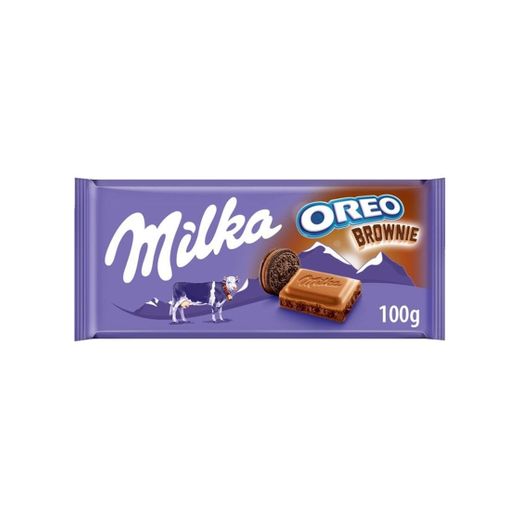 Chocolate Milka con leche galletas oreo y brownie