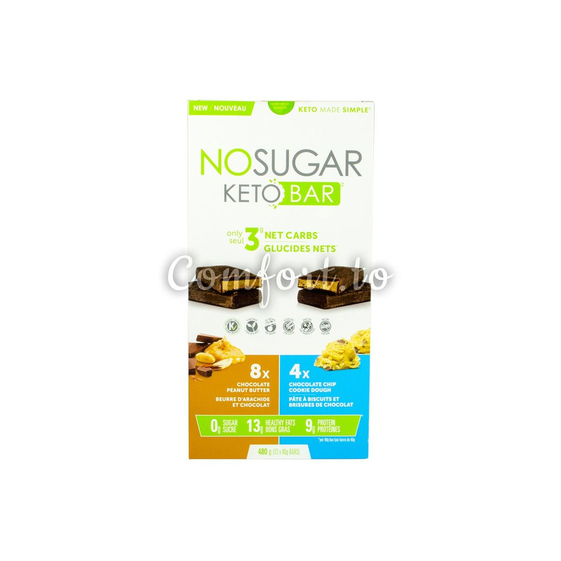 Productos No Sugar Keto Bars