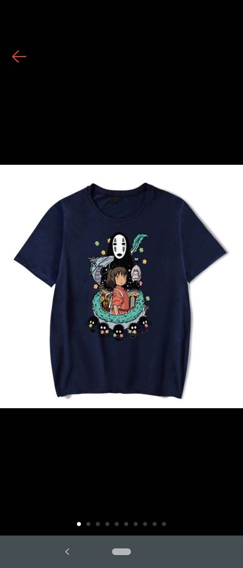 Moda Camiseta A viagem de Chihiro