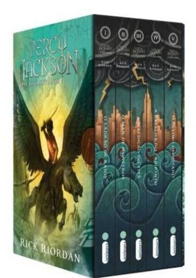 Book Percy Jackson Rick Riordan 5 Books Collection Pack Set(Percy Jackson and the