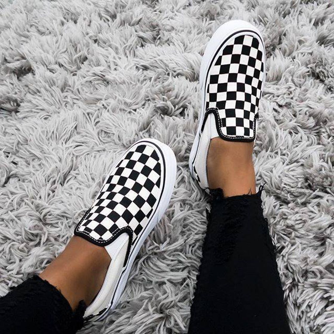 Social Vans Classic Slip-On - Mocasines Unisex, Color Blanco