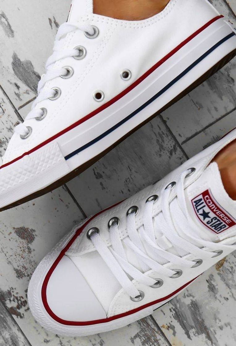 Social Converse Chuck Taylor All Star Ox, Zapatillas de Lona, Unisex, Blanco