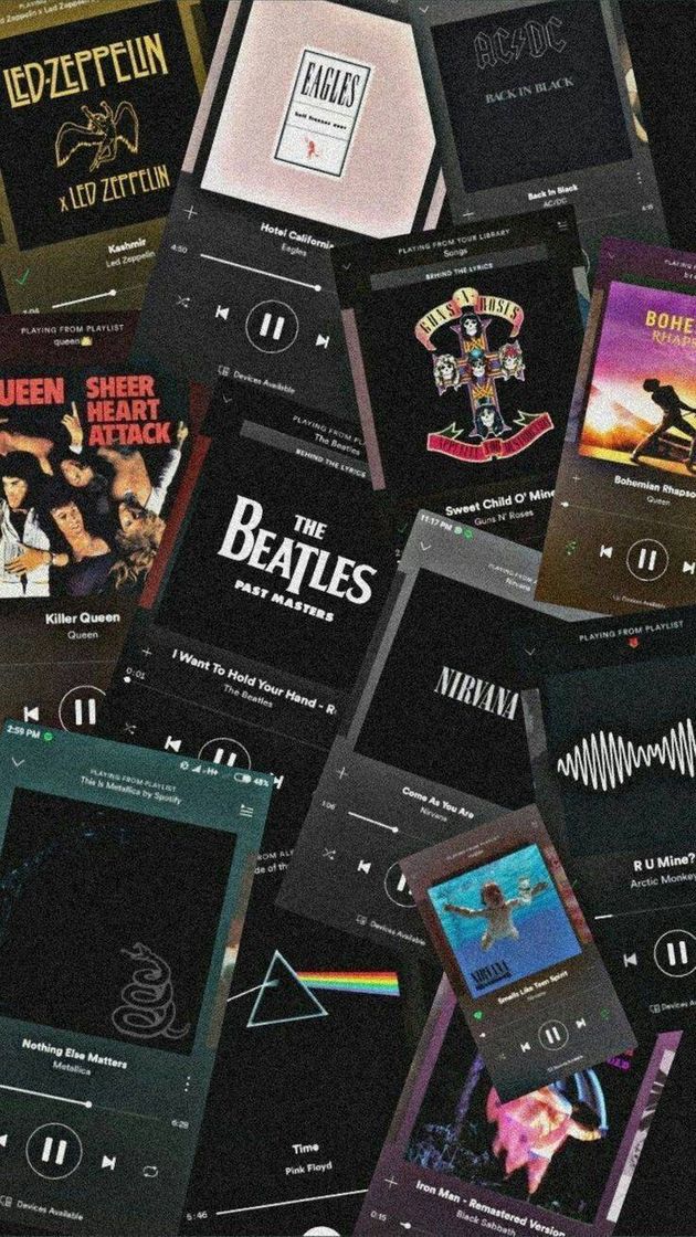 Social Wallpaper músicas do Spotify