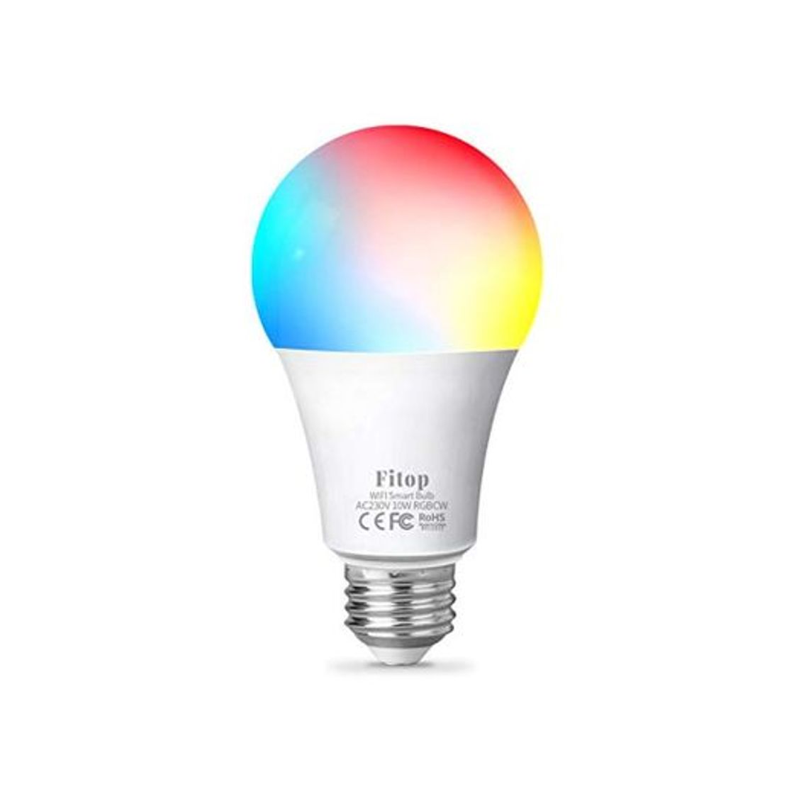 Social Fitop Bombilla Alexa LED Inteligente WiFi Regulable 10 W 900 LM Lámpara