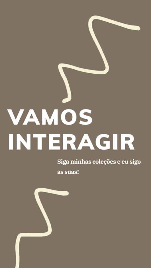 Social Sigam minhas coleções e eu sigo as suas!!