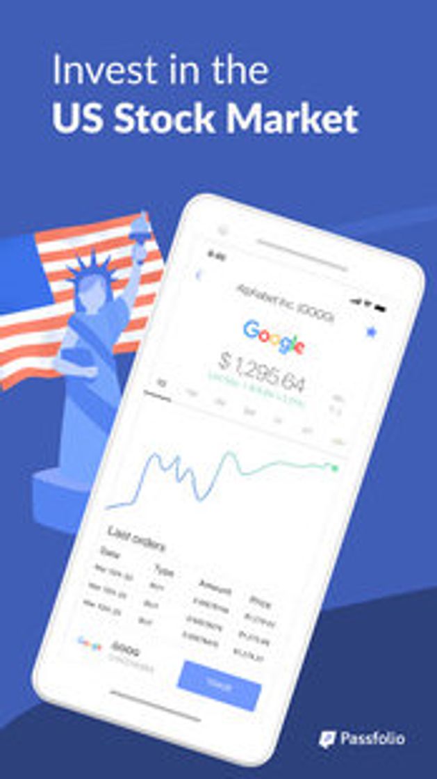 App Passfolio - Invest in the US