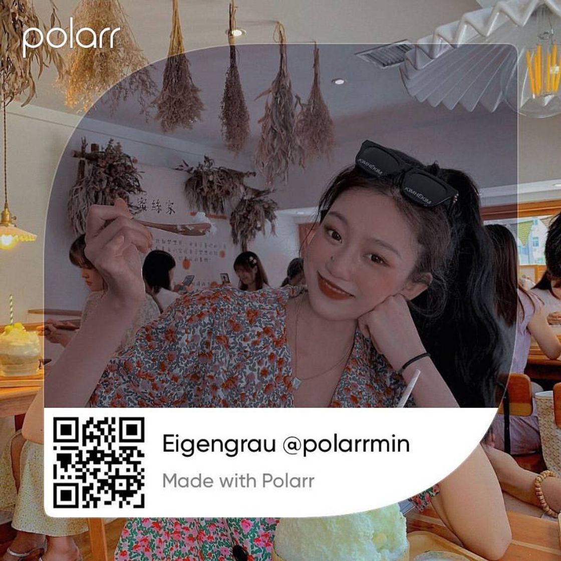 Moda Filtros do Polarr código QR