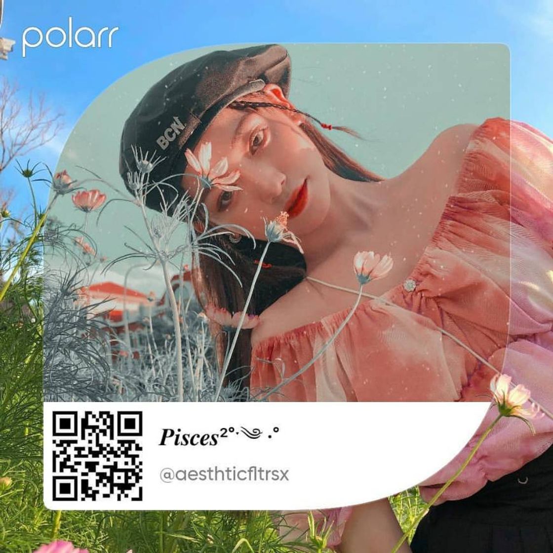 Moda Filtros do Polarr código QR