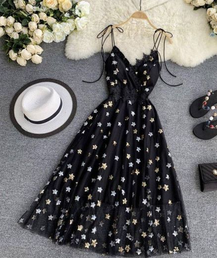 ZAFUL Vestido para mujer con volantes ahumados