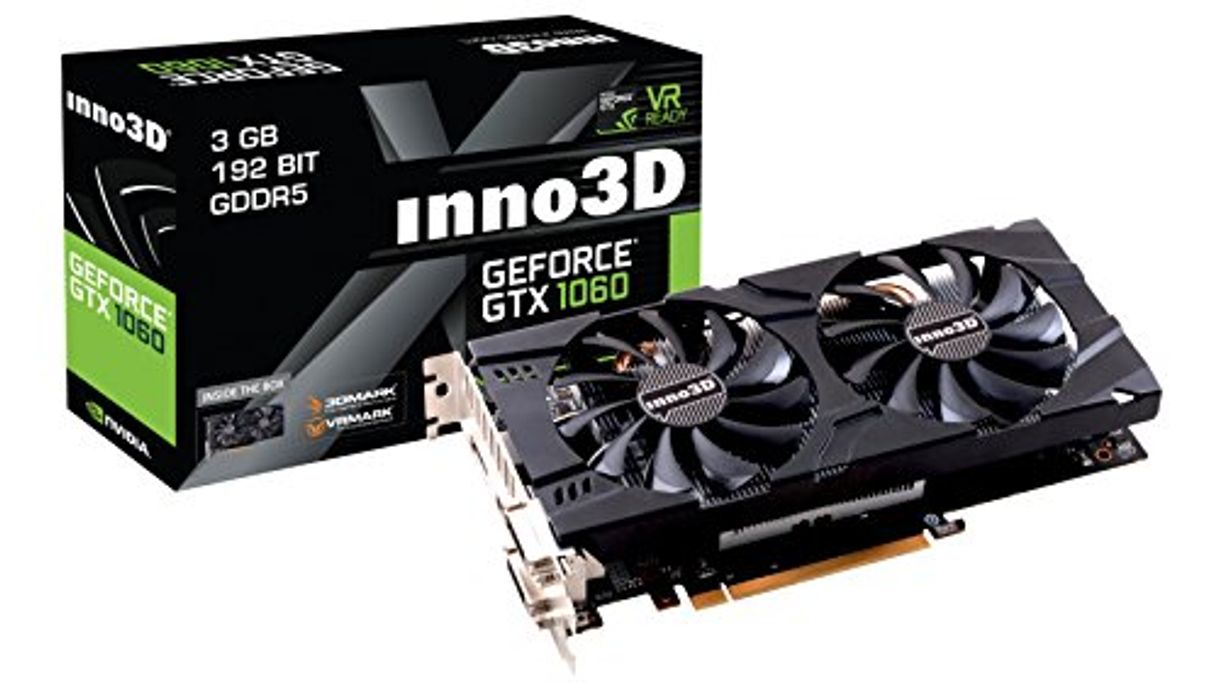 Electrónica Inno3D GeForce GTX 1060 X2 3 GB nVIDIA GeForce GTX 1060 3 GB – Tarjetas gráficas