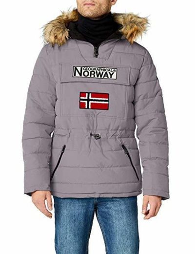 Geographical Norway Casimire, Parka para Hombre, Gris