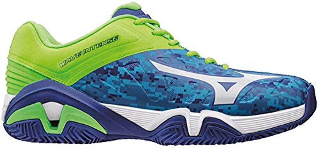 Moda Mizuno Wave Intense Tour CC, Zapatillas de Tenis para Hombre, Azul