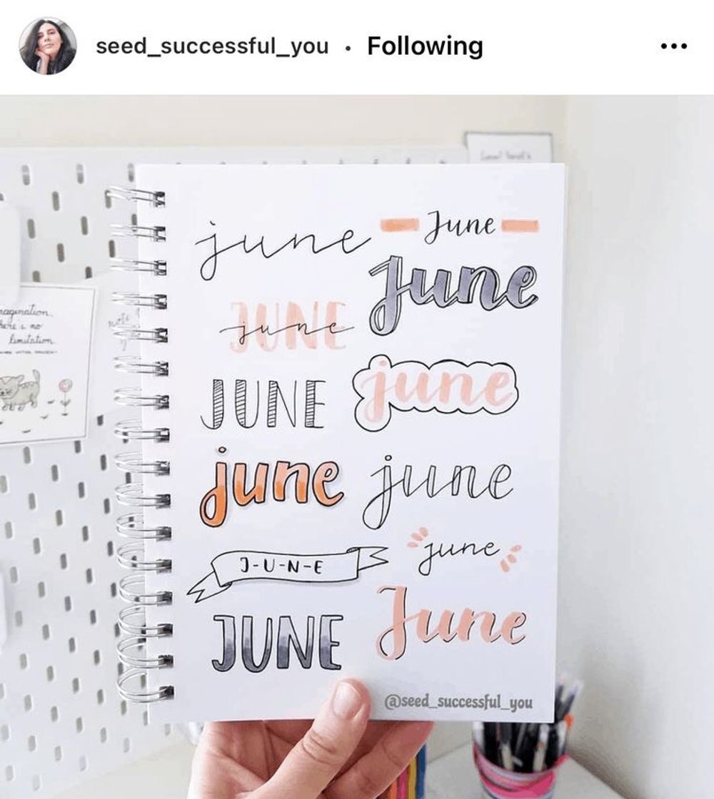 Moda inspirações de lettering 