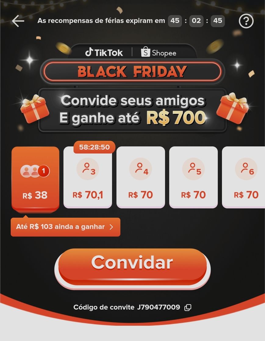 Fashion Baixe o Tik Tok clicando no link e adicione o meu código